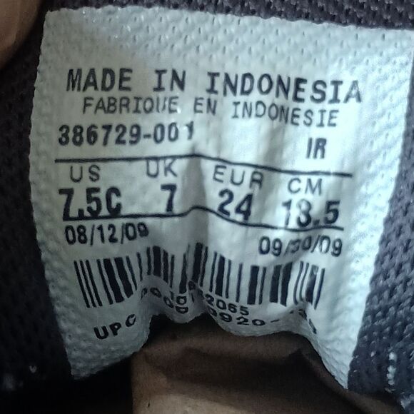 Nike Shox Turmoil 2 Athletic Running Sneakers Toddlers Sz 7.5 Gray/Blue PREOWNED - Picture 6 of 7